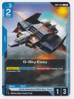 G-Sky Easy : GD01-014 NEWTYPE RISING - Gundam TCG Single Card