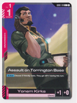Assault on Torrington Base : GD01-114 NEWTYPE RISING - Gundam TCG Single Card