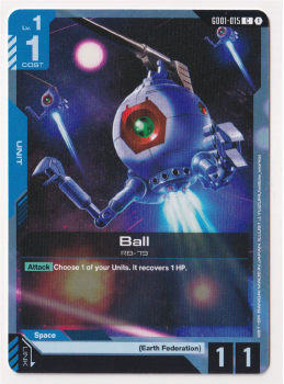 Ball : GD01-015 NEWTYPE RISING - Gundam TCG Single Card