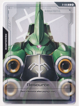 Resource : R-006 NEWTYPE RISING - Gundam TCG Single Card