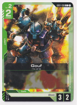 Gouf : GD01-036 NEWTYPE RISING - Gundam TCG Single Card