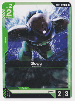 Gogg : GD01-037 NEWTYPE RISING - Gundam TCG Single Card