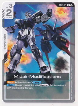 Midair Modifications : GD01-121 NEWTYPE RISING - Gundam TCG Single Card
