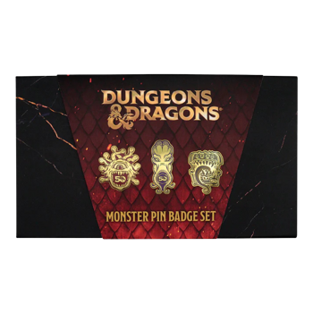 Dungeons & Dragons - 50th Anniversary Set of Three Monster Pin Badges