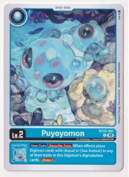 Puyoyomon : BT22-001 CYBER EDEN - Digimon Card Game Single Card