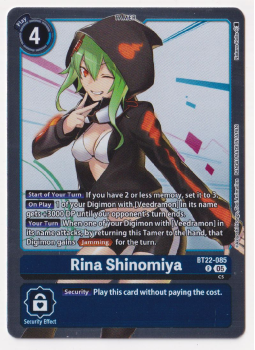 Rina Shinomiya : BT22-085 CYBER EDEN - Digimon Card Game Single Card