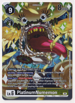 PlatinumNumemon : BT22-065 CYBER EDEN - Digimon Card Game Single Card