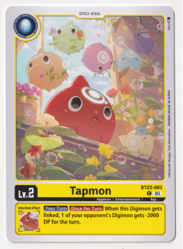 Tapmon : BT22-003 CYBER EDEN - Digimon Card Game Single Card