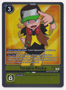 Torajiro Asuka : BT22-087 CYBER EDEN - Digimon Card Game Single Card