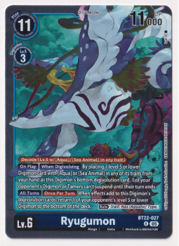 Ryugumon : BT22-027 CYBER EDEN - Digimon Card Game Single Card