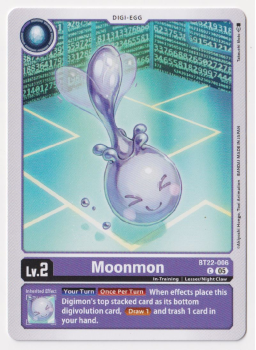 Moonmon : BT22-006 CYBER EDEN - Digimon Card Game Single Card