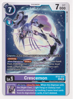 Crescemon : BT22-073 CYBER EDEN - Digimon Card Game Single Card