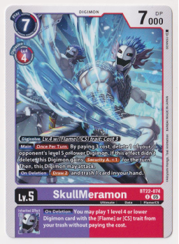 SkullMeramon : BT22-074 CYBER EDEN - Digimon Card Game Single Card