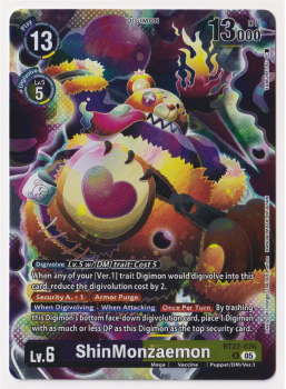 ShinMonzaemon : BT22-076 CYBER EDEN - Digimon Card Game Single Card