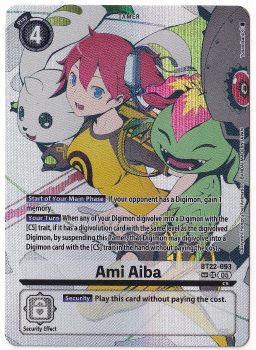 Ami Aiba (ALTERNATIVE ART) : BT22-093 CYBER EDEN - Digimon Card Game Single Card