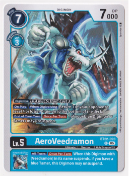 AeroVeedramon : BT22-023 CYBER EDEN - Digimon Card Game Single Card