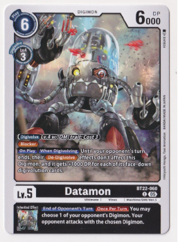 Datamon : BT22-060 CYBER EDEN - Digimon Card Game Single Card