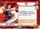 Rey - Nobody (HYPERSPACE) : 276 LEGENDS OF THE FORCE - Star Wars Unlimited Single Card