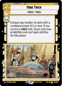 Mind Trick single card from Star Wars Unlimited