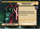 Barriss Offee - We Have Become Villains (HYPERSPACE) : 277 LEGENDS OF THE FORCE - Star Wars Unlimited Single Card