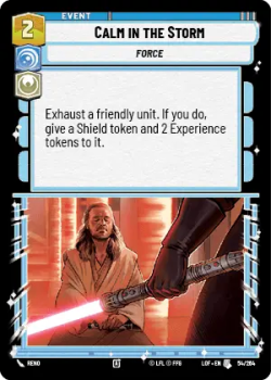 Calm in the Storm single card from Star Wars Unlimited