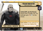 Grand Inquisitor - Stories Travel Quickly (HYPERSPACE) : 278 LEGENDS OF THE FORCE - Star Wars Unlimited Single Card