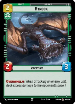 Mynock single card from Star Wars Unlimited
