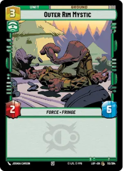 Outer Rim Mystic single card from Star Wars Unlimited