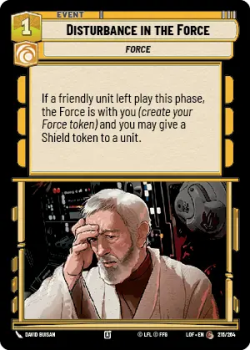 Disturbance in the Force single card from Star Wars Unlimited