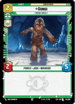 Gungi - Finding Himself single card from Star Wars Unlimited