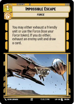 Impossible Escape single card from Star Wars Unlimited