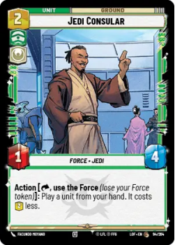 Jedi Consular single card from Star Wars Unlimited