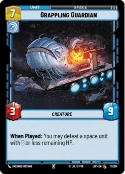 Grappling Guardian single card from Star Wars Unlimited