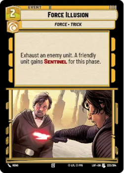 Force Illusion single card from Star Wars Unlimited