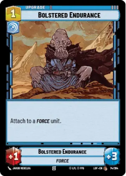 Bolstered Endurance single card from Star Wars Unlimited