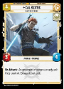 Cal Kestis - I Can't Keep Hiding : 015/264 LEGENDS OF THE FORCE - Star Wars Unlimited Single Card - Image 2