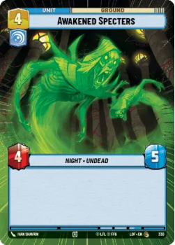 Awakened Specters (HYPERSPACE) single card from Star Wars Unlimited
