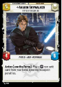 Anakin Skywalker - Tempted by the Dark Side : 018/264 LEGENDS OF THE FORCE - Star Wars Unlimited Single Card - Image 2