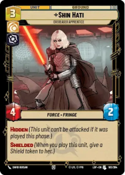 Shin Hati - Overeager Apprentice single card from Star Wars Unlimited