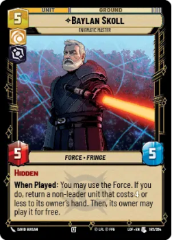 Baylan Skoll - Enigmatic Master single card from Star Wars Unlimited