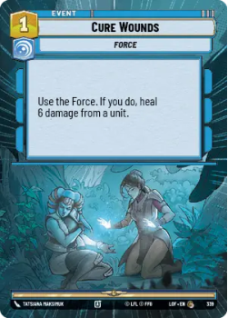 Cure Wounds (HYPERSPACE) single card from Star Wars Unlimited