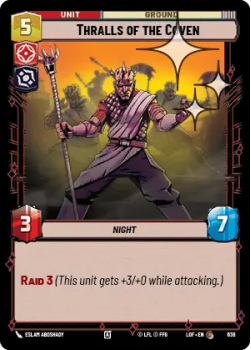 Thralls of the Coven (FOIL) single card from Star Wars Unlimited