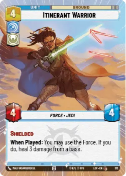 Itinerant Warrior (HYPERSPACE) single card from Star Wars Unlimited