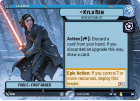 Kylo Ren - We're Not Done Yet (HYPERSPACE) : 265 LEGENDS OF THE FORCE - Star Wars Unlimited Single Card