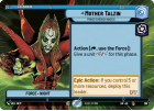 Mother Talzin - Power Through Magick (HYPERSPACE) : 266 LEGENDS OF THE FORCE - Star Wars Unlimited Single Card