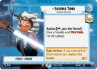Ahsoka Tano - Fighting For Peace (HYPERSPACE) : 267 LEGENDS OF THE FORCE - Star Wars Unlimited Single Card