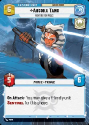 Ahsoka Tano - Fighting For Peace (HYPERSPACE) : 267 LEGENDS OF THE FORCE - Star Wars Unlimited Single Card - Image 2