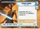 Kanan Jarrus - Help Us Survive (HYPERSPACE) : 268 LEGENDS OF THE FORCE - Star Wars Unlimited Single Card