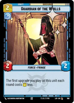 Guardian of the Whills (FOIL) single card from Star Wars Unlimited