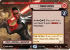 Third Sister - Seething With Ambition (HYPERSPACE) : 274 LEGENDS OF THE FORCE - Star Wars Unlimited Single Card